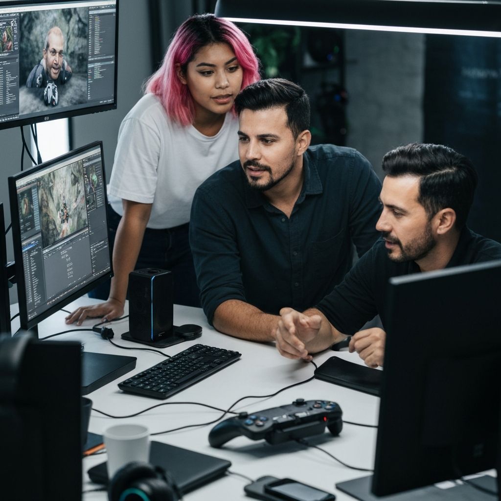Zespół ekspertów testujący emulatory gier retro