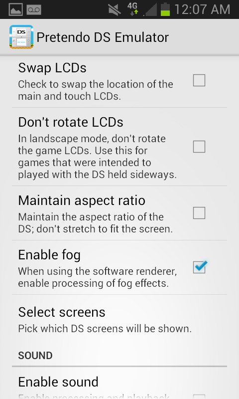 Pretendo NDS Emulator Screenshots 6